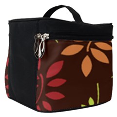 Leaves Foliage Pattern Design Make Up Travel Bag (small)