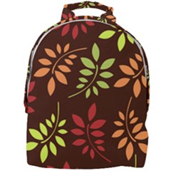 Leaves Foliage Pattern Design Mini Full Print Backpack