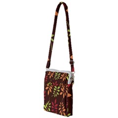 Leaves Foliage Pattern Design Multi Function Travel Bag