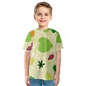 Leaves Background Leaf Kids  Sport Mesh Tee View1