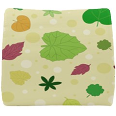 Leaves Background Leaf Seat Cushion