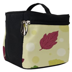 Leaves Background Leaf Make Up Travel Bag (small) by Mariart