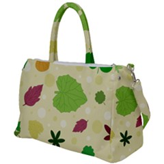 Leaves Background Leaf Duffel Travel Bag