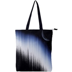 Spectrum And Moon Double Zip Up Tote Bag by LoolyElzayat