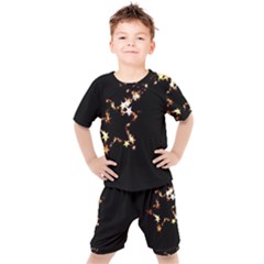 Shooting Star Kids  Tee And Shorts Set by WensdaiAmbrose