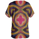 Kaleidoscope Art Pattern Ornament Women s Oversized Tee View2