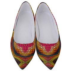 Kaleidoscope Art Pattern Ornament Women s Low Heels