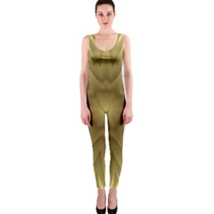 Background Pattern Golden Yellow One Piece Catsuit by Pakrebo