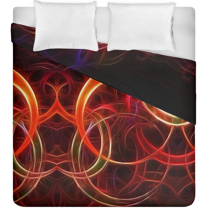 Background Fractal Abstract Duvet Cover Double Side (King Size)