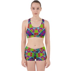 Farbenpracht Kaleidoscope Pattern Work It Out Gym Set by Pakrebo