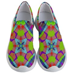 Farbenpracht Kaleidoscope Pattern Women s Lightweight Slip Ons