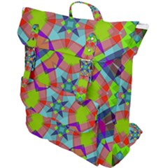 Farbenpracht Kaleidoscope Pattern Buckle Up Backpack