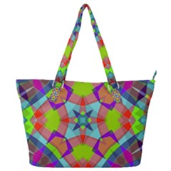 Farbenpracht Kaleidoscope Pattern Full Print Shoulder Bag