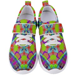 Farbenpracht Kaleidoscope Pattern Women s Velcro Strap Shoes