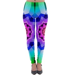 Ornament Kaleidoscope Lightweight Velour Leggings