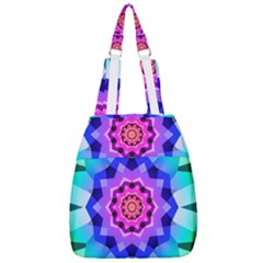 Ornament Kaleidoscope Center Zip Backpack