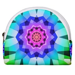 Ornament Kaleidoscope Horseshoe Style Canvas Pouch