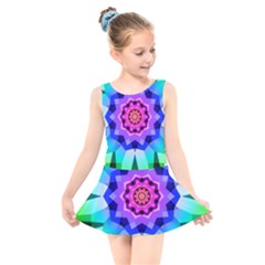 Ornament Kaleidoscope Kids  Skater Dress Swimsuit