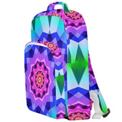 Ornament Kaleidoscope Double Compartment Backpack