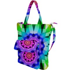 Ornament Kaleidoscope Shoulder Tote Bag