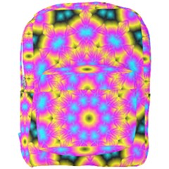 Background Fractal Structure Full Print Backpack by Pakrebo