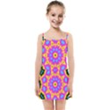 Background Fractal Structure Kids  Summer Sun Dress View1