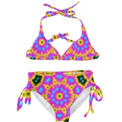 Background Fractal Structure Kids  Classic Bikini Set