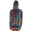 Pattern Background Creativity Long Sleeve Hooded T-shirt View2