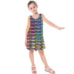 Pattern Background Creativity Kids  Sleeveless Dress by Pakrebo