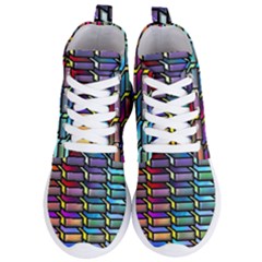 Pattern Background Creativity Women s Lightweight High Top Sneakers