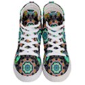 Fractal Chaos Symmetry Psychedelic Women s Hi-Top Skate Sneakers View1