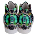 Fractal Chaos Symmetry Psychedelic Women s Hi-Top Skate Sneakers View4