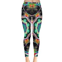 Fractal Chaos Symmetry Psychedelic Inside Out Leggings