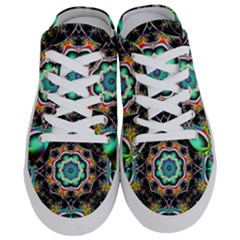 Fractal Chaos Symmetry Psychedelic Half Slippers