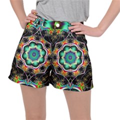 Fractal Chaos Symmetry Psychedelic Stretch Ripstop Shorts