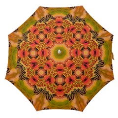 Fractals Graphic Fantasy Colorful Straight Umbrellas by Pakrebo