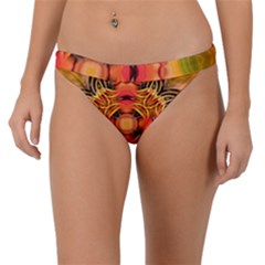 Fractals Graphic Fantasy Colorful Band Bikini Bottom