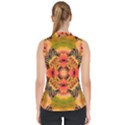 Fractals Graphic Fantasy Colorful Mock Neck Shell Top View2