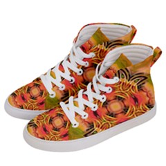 Fractals Graphic Fantasy Colorful Men s Hi-top Skate Sneakers