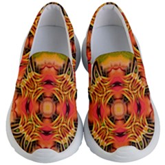 Fractals Graphic Fantasy Colorful Kids  Lightweight Slip Ons