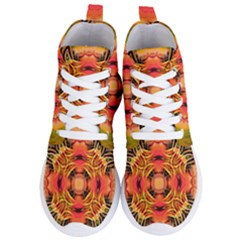 Fractals Graphic Fantasy Colorful Women s Lightweight High Top Sneakers