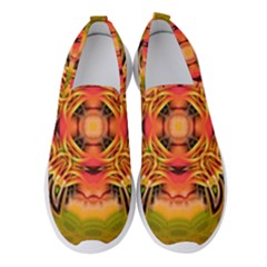 Fractals Graphic Fantasy Colorful Women s Slip On Sneakers