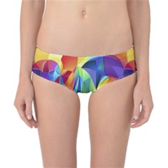 Modern Art Fractal Background Classic Bikini Bottoms by Pakrebo