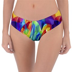 Modern Art Fractal Background Reversible Classic Bikini Bottoms by Pakrebo