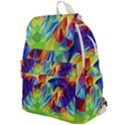 Modern Art Fractal Background Top Flap Backpack View1