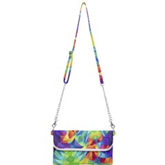 Modern Art Fractal Background Mini Crossbody Handbag