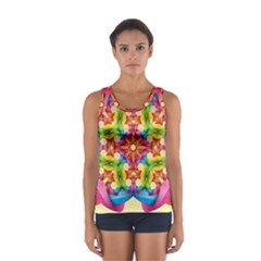 Pattern Tile Background Image Deco Sport Tank Top  by Pakrebo