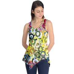 Pattern Background Abstract Color Sleeveless Tunic by Pakrebo