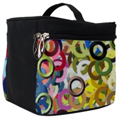 Pattern Background Abstract Color Make Up Travel Bag (big)