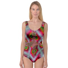 Fractal Art Pictures Digital Art Princess Tank Leotard  by Pakrebo